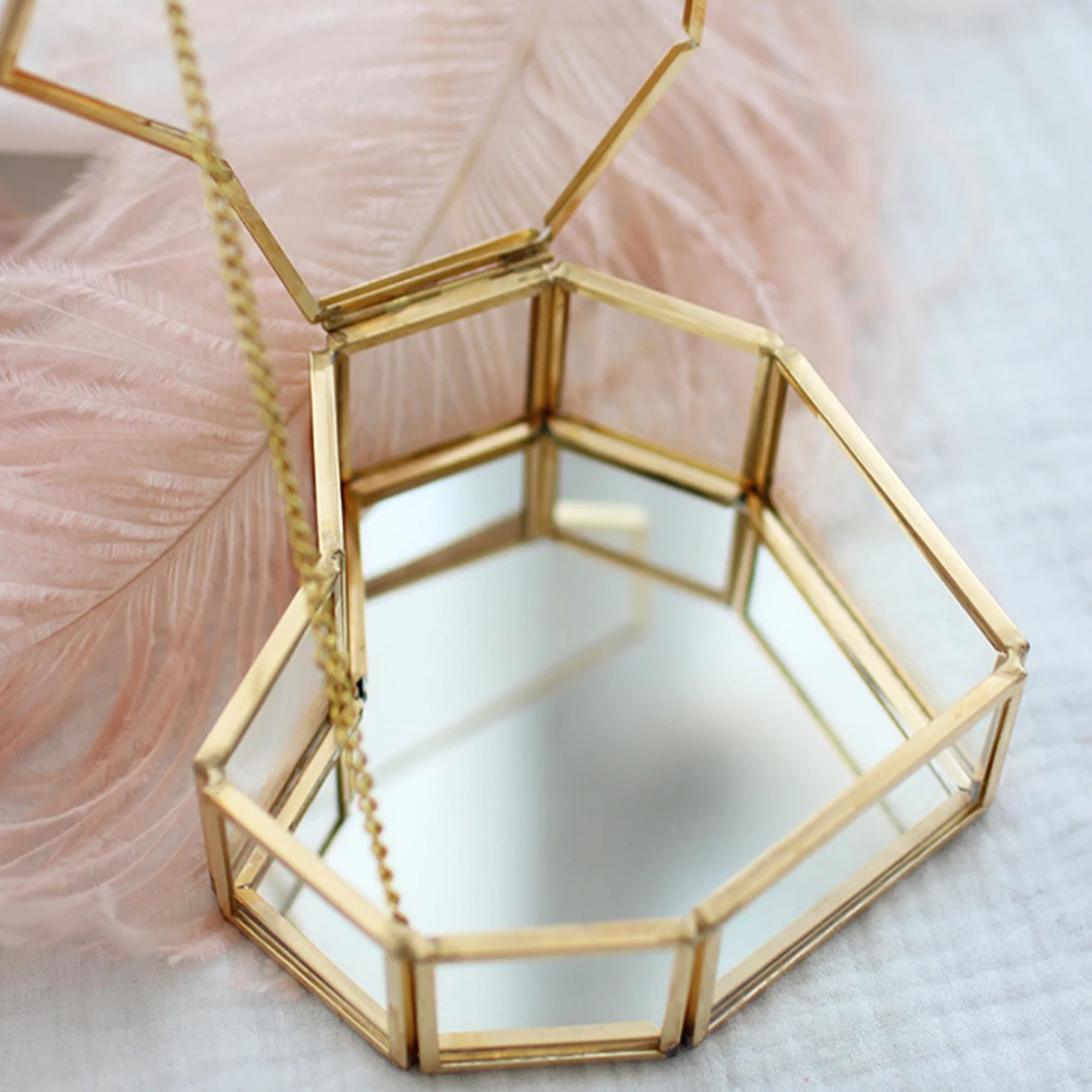 Glass Jewelry Box Flip Love Heart Jewellery Organizer Shaped Geometric Ring Earings Box Multifunctional Jewelry Display Box
Glass Jewelry Box Flip Love Heart Jewellery Organizer Shaped Geometric Ring Earings Box Multifunctional Jewelry Display Box