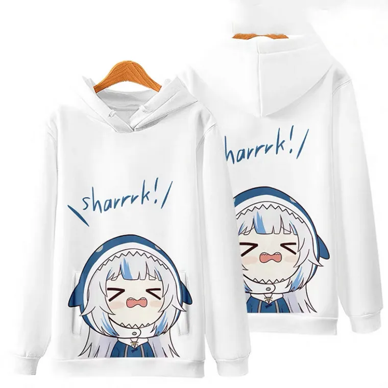 VTuber Gawr gura 3D Printing Healthy cloth Women/Men Spring Autumn Casual Japanese Hoodies Kids Sweatshirt Pollover Plus Size
VTuber Gawr gura 3D Printing Healthy cloth Women/Men Spring Autumn Casual Japanese Hoodies Kids Sweatshirt Pollover Plus Size