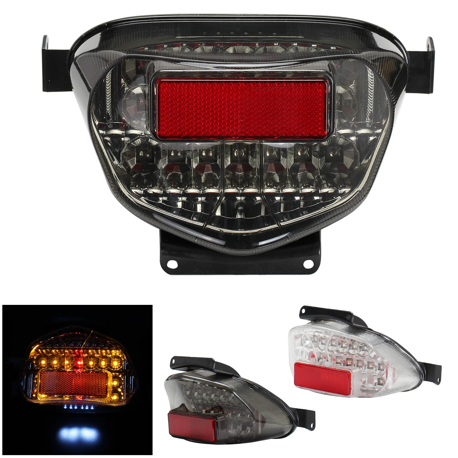 Tail Light Brake Assembly LED Steering Indicator Rear Tail Lights For SUZUKI GSXR600 GSXR750 2001 2002 2003 Motorcycle Plastic
Tail Light Brake Assembly LED Steering Indicator Rear Tail Lights For SUZUKI GSXR600 GSXR750 2001 2002 2003 Motorcycle Plastic