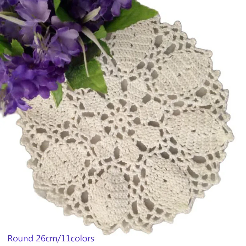 NEW DIY cotton round placemat cup coaster mug kitchen table place mat cloth lace Crochet tea coffee doily Wedding Christmas pad
NEW DIY cotton round placemat cup coaster mug kitchen table place mat cloth lace Crochet tea coffee doily Wedding Christmas pad