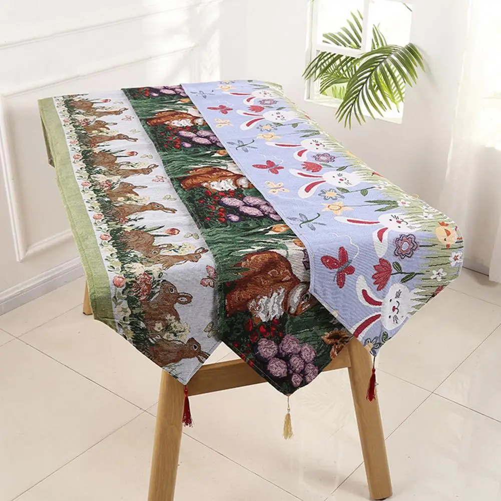 Soft Table Runner Multi-used Rabbit Pattern Table Desktop Decorative Tablecloth for Household Wedding Decoration New Year's Gift
Soft Table Runner Multi-used Rabbit Pattern Table Desktop Decorative Tablecloth for Household Wedding Decoration New Year's Gift