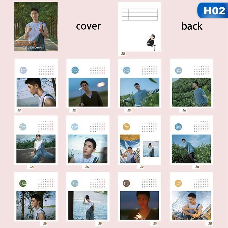 2021 Chen Qing Ling Desk Calendar THE UNTAMED Xiao Zhan Wang Yibo Calendar Fans Collection Gift 2021.01~2021.12
2021 Chen Qing Ling Desk Calendar THE UNTAMED Xiao Zhan Wang Yibo Calendar Fans Collection Gift 2021.01~2021.12