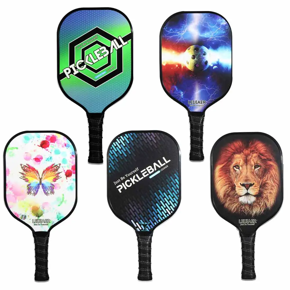 LEIJIAER Pickleball Paddle 062 Carbon Fiber Racket Honeycomb Core Racquet with Ergonomic Grip Edge Guard
LEIJIAER Pickleball Paddle 062 Carbon Fiber Racket Honeycomb Core Racquet with Ergonomic Grip Edge Guard