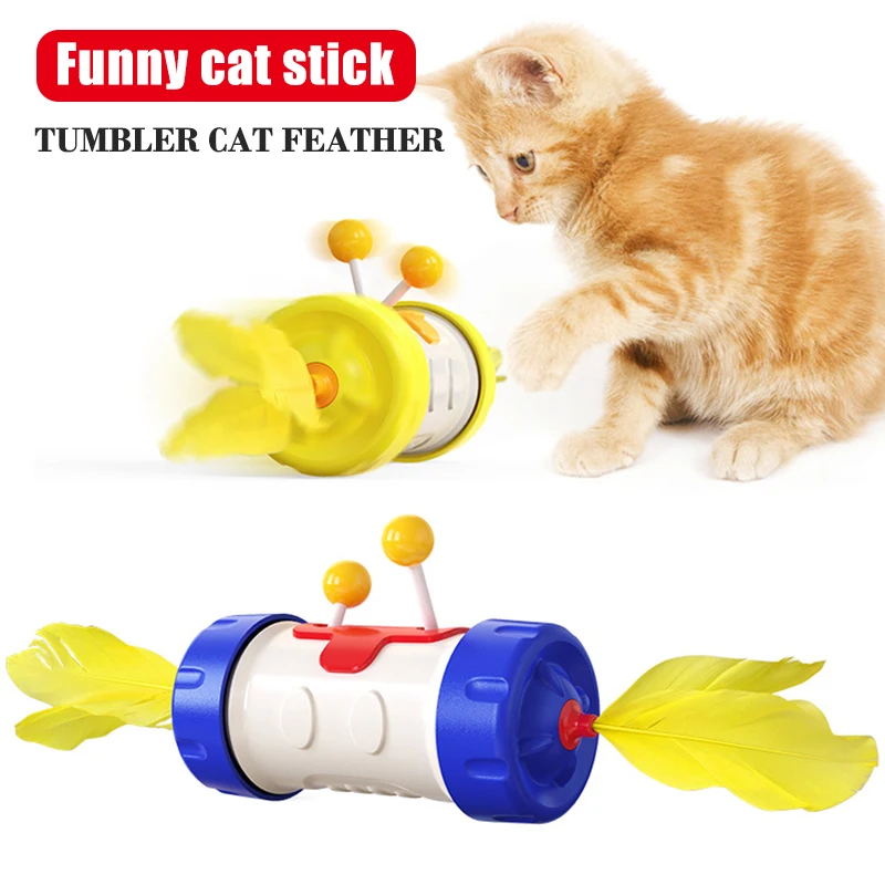 Tumbler Cat Toy Free Rotation Ball Feather Kitten Toy Self-weight Balance Pet Supplies For Home Gatos Игрушки Игрушки Для Кошек
Tumbler Cat Toy Free Rotation Ball Feather Kitten Toy Self-weight Balance Pet Supplies For Home Gatos Игрушки Игрушки Для Кошек
