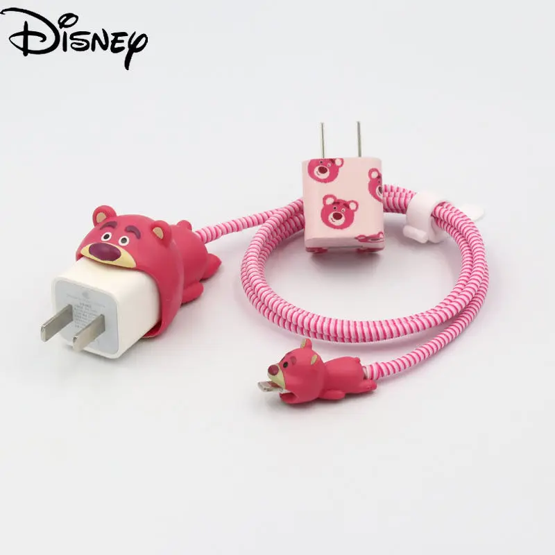 Disney Cute Strawberry Bear Apple 6/7/8/X/XR/11 Data Cable Protective Cover Phone Charger Head Protection Rope Sticker
Disney Cute Strawberry Bear Apple 6/7/8/X/XR/11 Data Cable Protective Cover Phone Charger Head Protection Rope Sticker