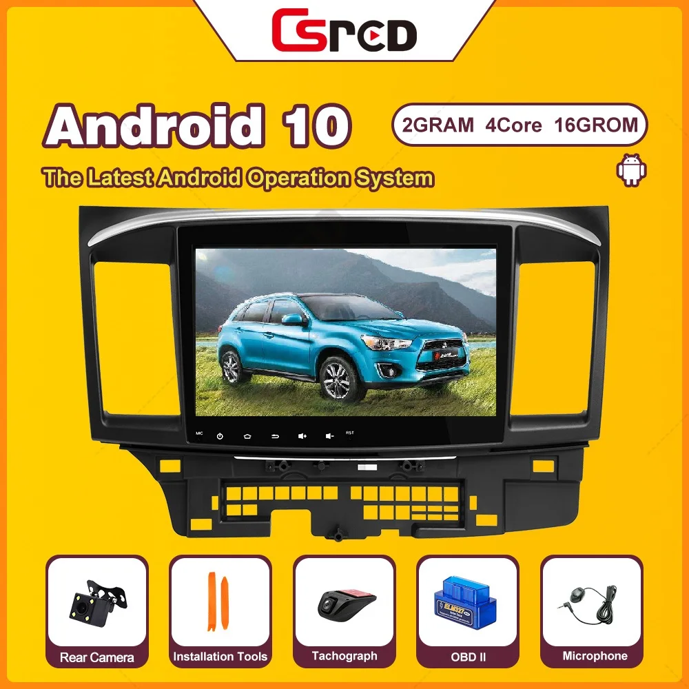 Csred 10.1" Radio For Mitsubishi Lancer 10 2007-2018 V1 Pro Car Multimedia Player GPS Navigation Auto Radio Stereo Head Unit New
Csred 10.1" Radio For Mitsubishi Lancer 10 2007-2018 V1 Pro Car Multimedia Player GPS Navigation Auto Radio Stereo Head Unit New