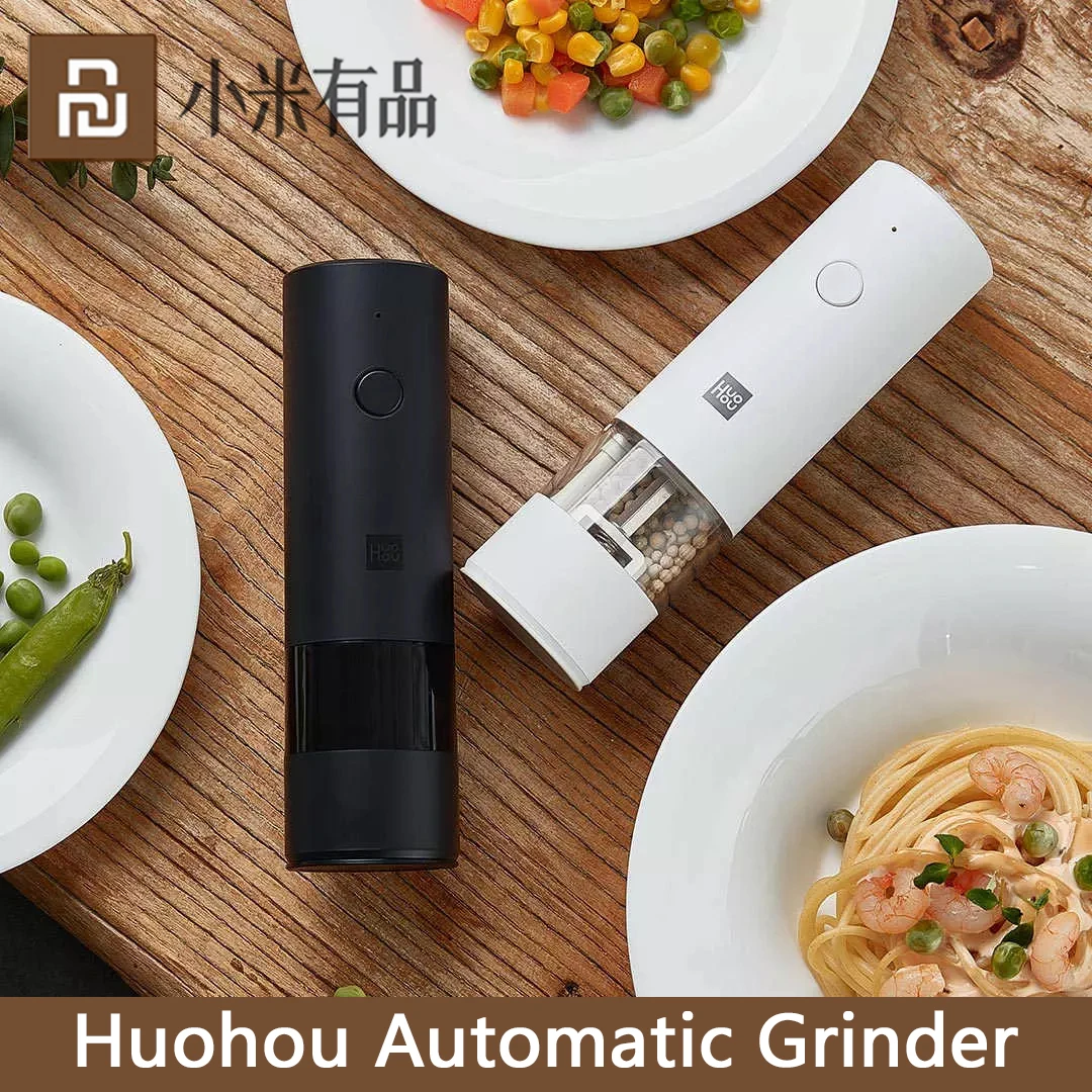 Электрическая автоматическая мельница Xiaomi Youpin Huohou, измельчитель для перца и соли, 5 режимов, светодиодный светильник, измельчитель для спец...
Электрическая автоматическая мельница Xiaomi Youpin Huohou, измельчитель для перца и соли, 5 режимов, светодиодный светильник, измельчитель для спец...