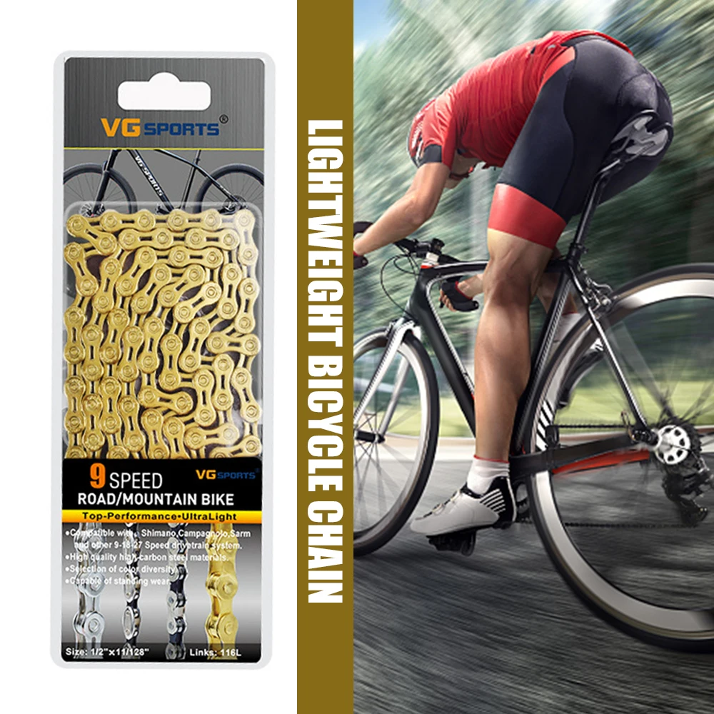 8/910/11 Speed Bike Chain Hollow Racing Bicycle Chain Replacement for Mountain Road Bike Outdoor Cycling Riding Accessories
8/910/11 Speed Bike Chain Hollow Racing Bicycle Chain Replacement for Mountain Road Bike Outdoor Cycling Riding Accessories