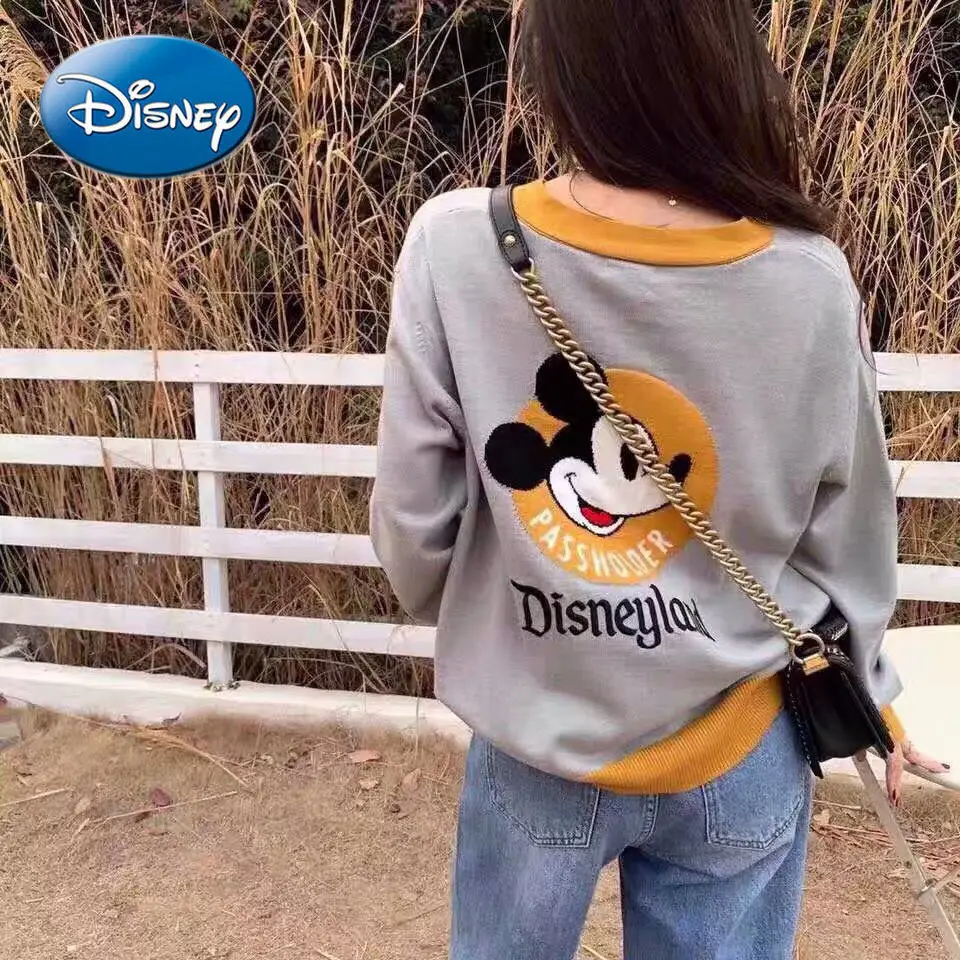 Disney Mickey Spring New Korean Chic Wild Mickey Mouse Mickey Cardigan Women's Knitwear Loose Sweater Jacket Trend
Disney Mickey Spring New Korean Chic Wild Mickey Mouse Mickey Cardigan Women's Knitwear Loose Sweater Jacket Trend