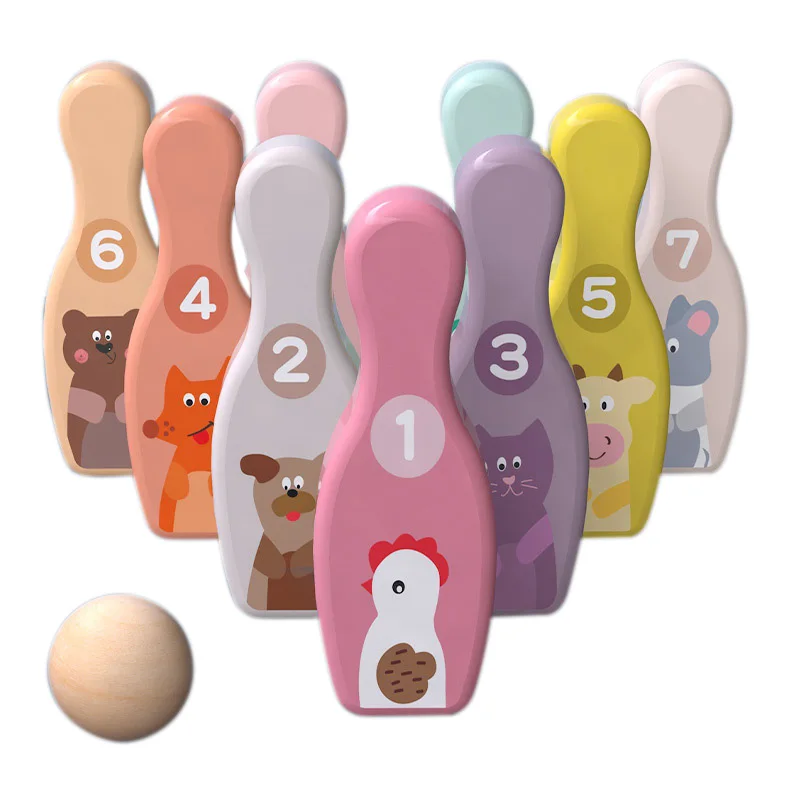 Cartoon Wooden Desktop Bowling Game Toy Set Children Fun Interactive Toys Parent-Child Interactive Toy for Kids Gift
Cartoon Wooden Desktop Bowling Game Toy Set Children Fun Interactive Toys Parent-Child Interactive Toy for Kids Gift