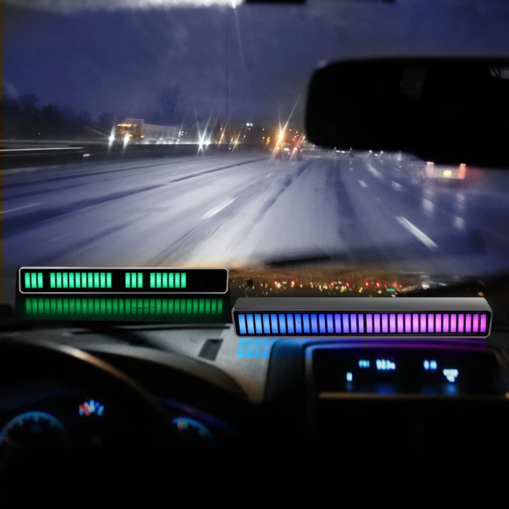 Sound Bluetooth Control LED RGB Strip Light USB Colorful Music Ambient Light Bar Phone APP Control Voice Music Pickup
Sound Bluetooth Control LED RGB Strip Light USB Colorful Music Ambient Light Bar Phone APP Control Voice Music Pickup