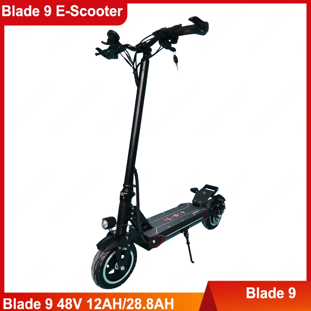 Электросамокат Blade 9 48 В 800 Вт максимальная скорость 40 км/ч шины х3 дюйма - купить по