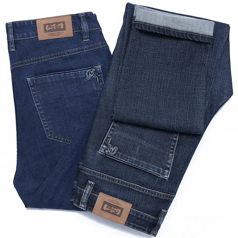 2021 New Jeans for Men Stretch Cotton Denim Business Casual Loose Straight-Leg Pants High Quality Male Brand Clothing
2021 New Jeans for Men Stretch Cotton Denim Business Casual Loose Straight-Leg Pants High Quality Male Brand Clothing