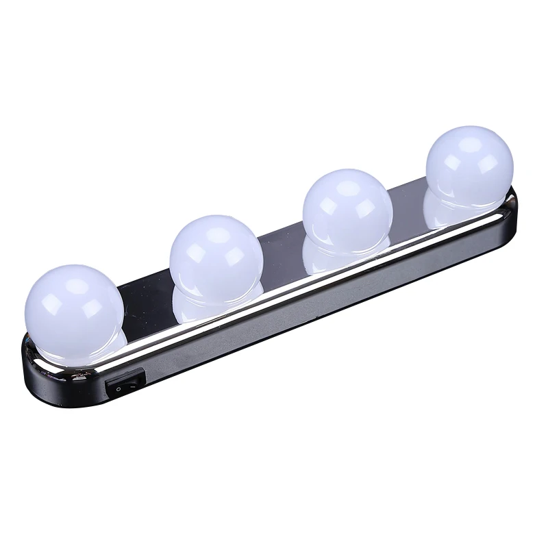 1Pc LED Vanity Mirror Lights 4/5 LED Bulbs Without Punching Portable Light Wall-mounted Battery Powered Dressing Vanity Lamp
1Pc LED Vanity Mirror Lights 4/5 LED Bulbs Without Punching Portable Light Wall-mounted Battery Powered Dressing Vanity Lamp