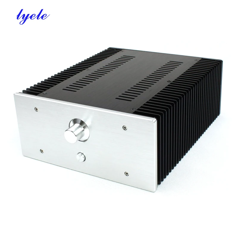 Полностью алюминиевый корпус усилителя мощности WA75 312*262*120 мм, корпус усилителя мощности класса А, DAC 
Полностью алюминиевый корпус усилителя мощности WA75 312*262*120 мм, корпус усилителя мощности класса А, DAC