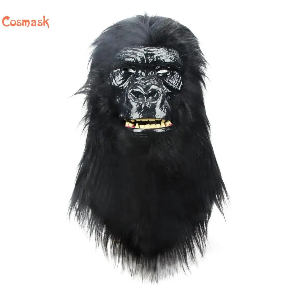 Cosmask Halloween Mask Chimpanzee Head Mask Animal Gorilla Halloween Party Cosplay Costume Delivers Halloween Mask
Cosmask Halloween Mask Chimpanzee Head Mask Animal Gorilla Halloween Party Cosplay Costume Delivers Halloween Mask