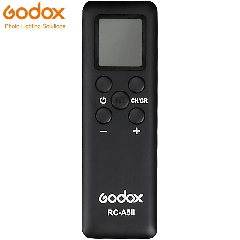 Godox RC - A5 II Remote Control for LED UL150, VL150 VL200 VL300, LED1000D II, LED1000Bi II
Godox RC - A5 II Remote Control for LED UL150, VL150 VL200 VL300, LED1000D II, LED1000Bi II