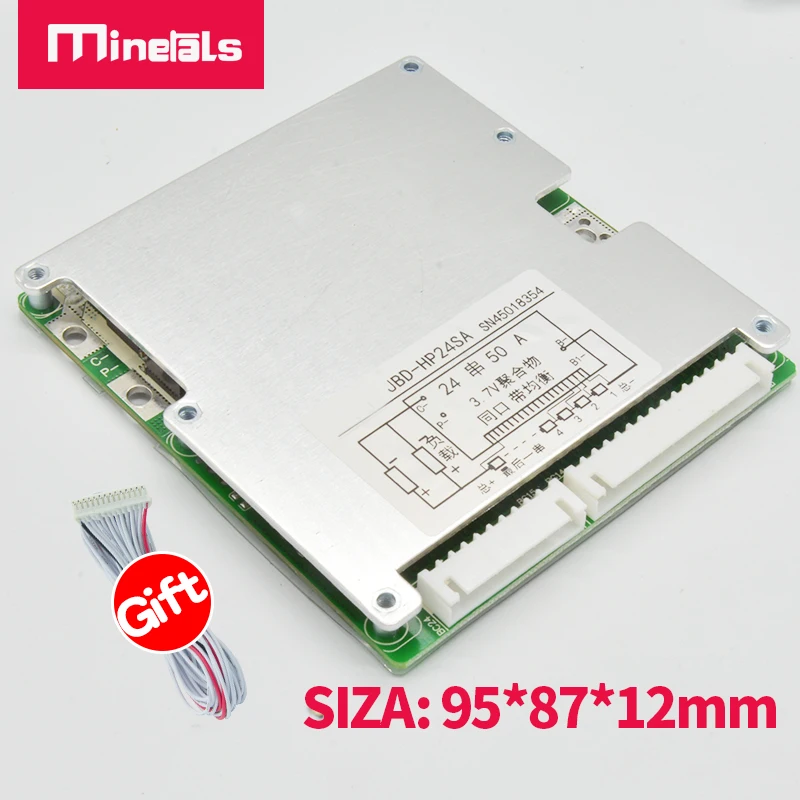24s bms pcm зарядное устройство 72 в lifepo4 30a 40a 50a общий порт защита от заряда и разряда