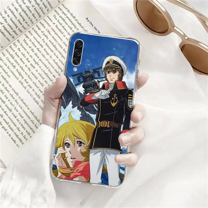 

Space Battleship Yamato Phone Case Transparent for Samsung A71 S9 10 20 HUAWEI p30 40 honor 10i 8x xiaomi note 8 Pro 10t 11