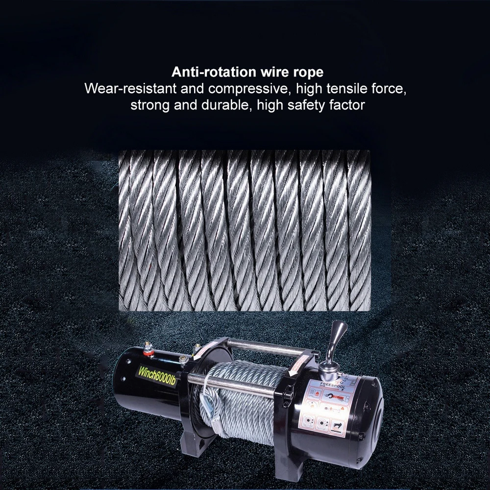 4000 LBS Electric Recovery Winch Kit ATV Trailer Truck Car DC 12V Remote Control Car Off-road Vehicle Self-rescue Winch
4000 LBS Electric Recovery Winch Kit ATV Trailer Truck Car DC 12V Remote Control Car Off-road Vehicle Self-rescue Winch