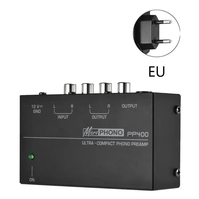 EU/UK/US Plug Ultra-Compact Phono Preamp Preamplifier with RCA 1/4 Inches TRS Interfaces Preamplificador Phono Preamp
EU/UK/US Plug Ultra-Compact Phono Preamp Preamplifier with RCA 1/4 Inches TRS Interfaces Preamplificador Phono Preamp