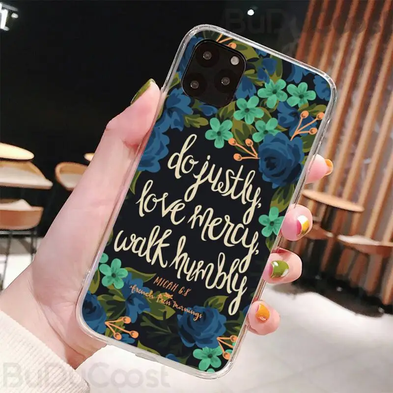 Bible Jesus Christ Christian Verse Phone Case For iPhone 11 12 Pro Max X XS XR Max 7 8 7Plus 8Plus 6S SE Silicone Case Fundasr 
Bible Jesus Christ Christian Verse Phone Case For iPhone 11 12 Pro Max X XS XR Max 7 8 7Plus 8Plus 6S SE Silicone Case Fundasr