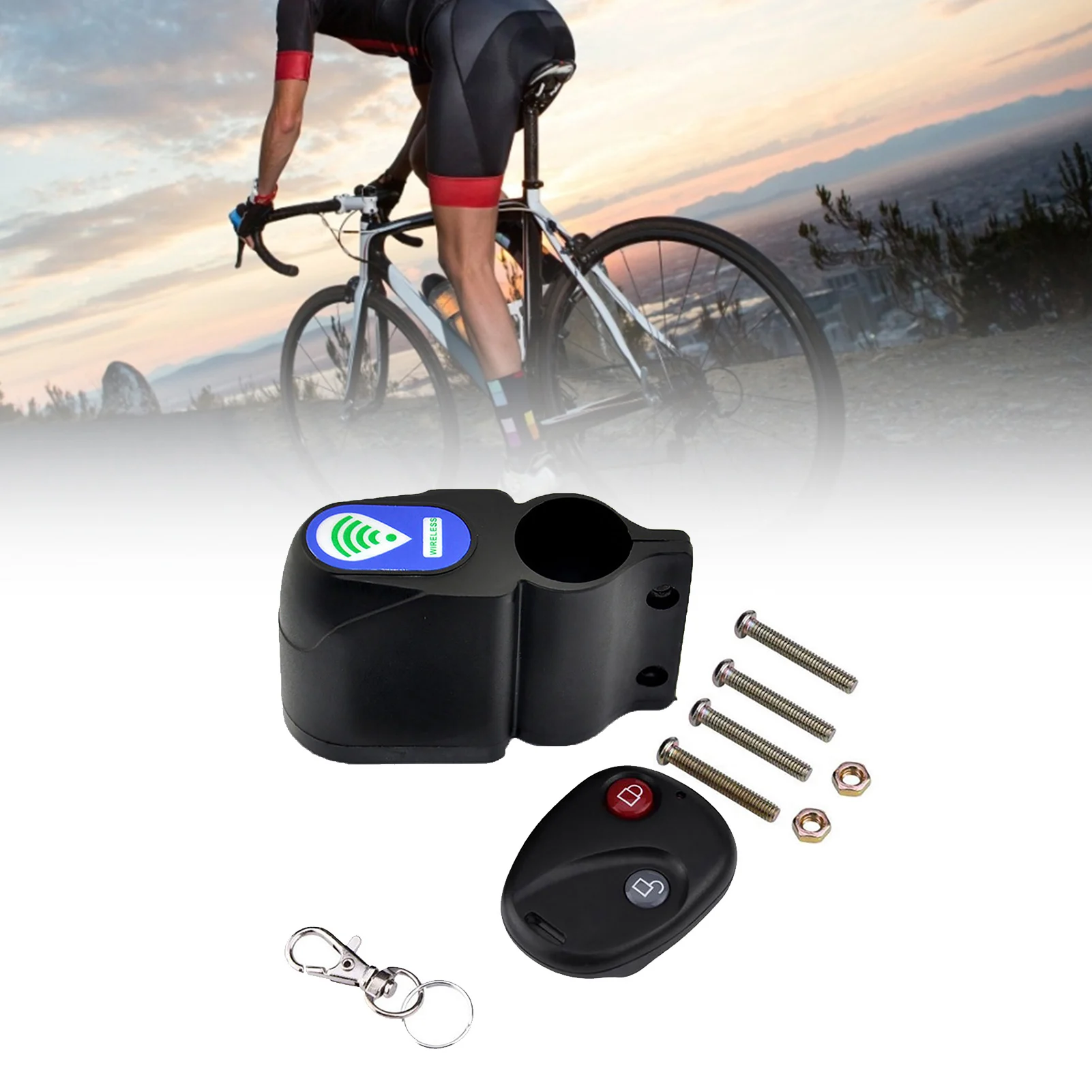 Bicycle Password Anti-Theft Lock Vocal Security Alarm Lock Intelligent Sound Alert with Remote Control System Bicycle Alarm
Bicycle Password Anti-Theft Lock Vocal Security Alarm Lock Intelligent Sound Alert with Remote Control System Bicycle Alarm