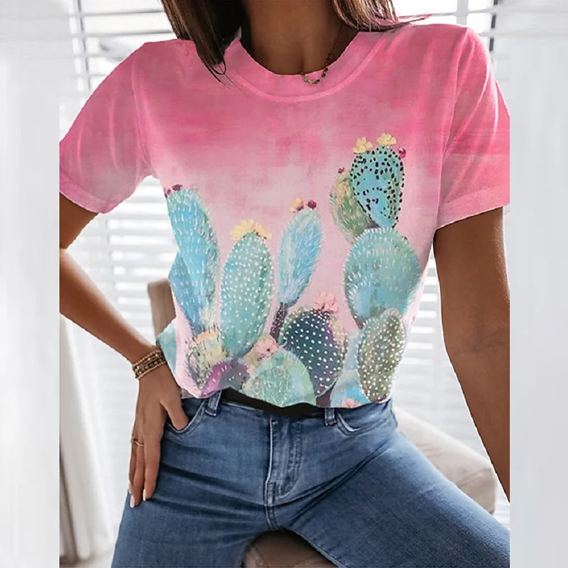 2021 Summer New Fashion Cactus Color Printed Blouse Women Shirts Elegant O-Neck Short Sleeve Tops Female Casual Loose Blusa 4XL
2021 Summer New Fashion Cactus Color Printed Blouse Women Shirts Elegant O-Neck Short Sleeve Tops Female Casual Loose Blusa 4XL