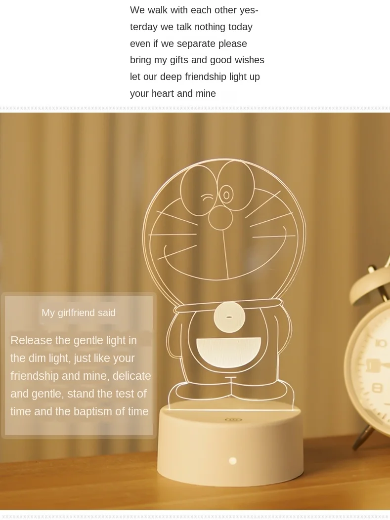 Creative 3D Night Lamp Cartoon Girl's Heart Plug-in Bedroom Bedside Lamp Dreamy Table Lamp Romantic Net Red Lighting Sleeping
Creative 3D Night Lamp Cartoon Girl's Heart Plug-in Bedroom Bedside Lamp Dreamy Table Lamp Romantic Net Red Lighting Sleeping
