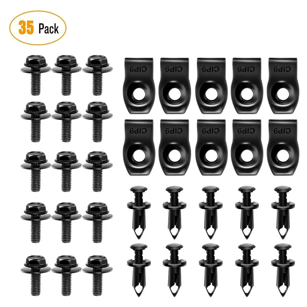 35pcs Engine Guard Buckle Clip Fixer Fastener Rivet Clip Bolt Bumper Mudboard Buckle For G37FX45FX35G35EX3537
35pcs Engine Guard Buckle Clip Fixer Fastener Rivet Clip Bolt Bumper Mudboard Buckle For G37FX45FX35G35EX3537