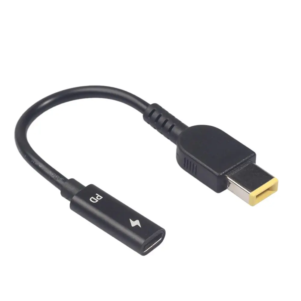 Type-C USB Adapter Cable All-copper Conductor Induction Chip 15cmFemale to Square DC Male Plug with PD for Lenovo Thinkpad
Type-C USB Adapter Cable All-copper Conductor Induction Chip 15cmFemale to Square DC Male Plug with PD for Lenovo Thinkpad