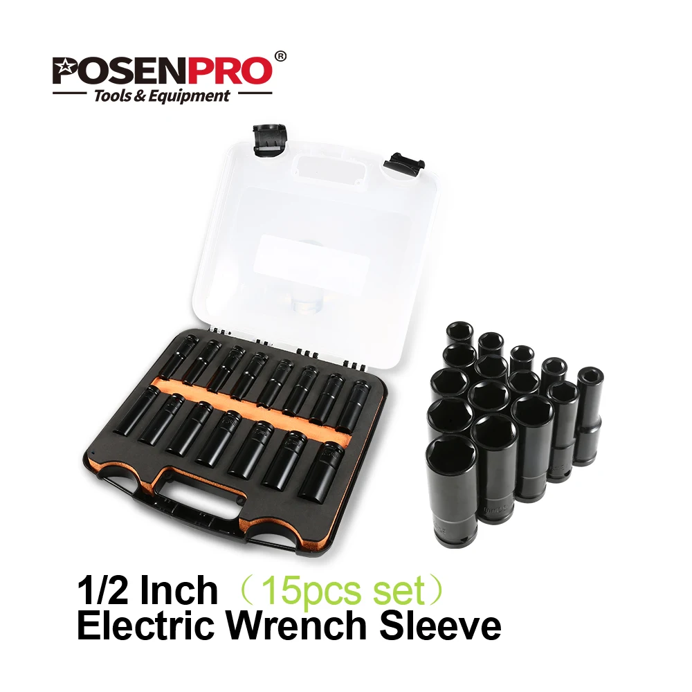 Standard 8~22mm Socket Wrench Set Tool 1/2" Drive Adapter Spanner Converter Reducer Electric Impact Wrench Socket Sets
Standard 8~22mm Socket Wrench Set Tool 1/2" Drive Adapter Spanner Converter Reducer Electric Impact Wrench Socket Sets