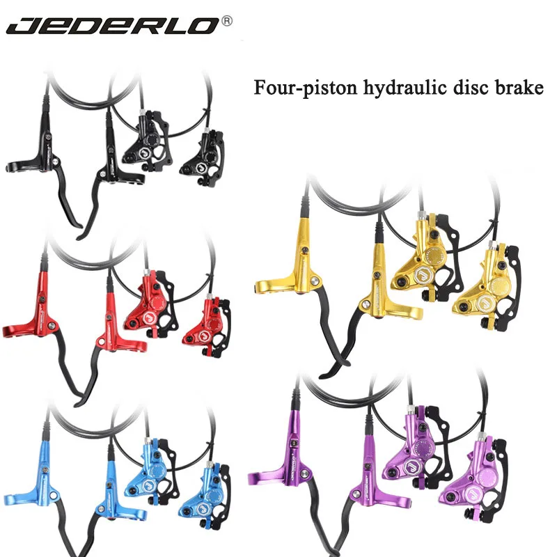 JEDERLO Four-piston Oil Brake MTB Front And Rear Oil Disc Brake Pads 160mm Disc Bilateral Hydraulic Brake Brakes Accessories
JEDERLO Four-piston Oil Brake MTB Front And Rear Oil Disc Brake Pads 160mm Disc Bilateral Hydraulic Brake Brakes Accessories