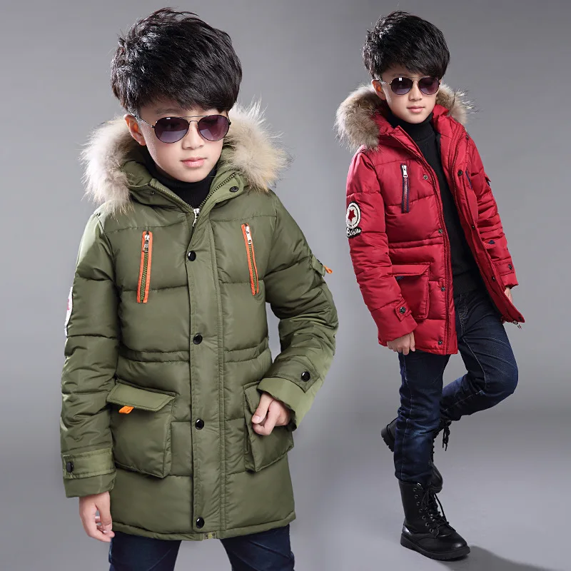 2021 New Boy Down Coat Winter Baby Boys Fashion Hooded Parkas Thick Long Version Kids Keep Warm Outerwear Children Clothing
2021 New Boy Down Coat Winter Baby Boys Fashion Hooded Parkas Thick Long Version Kids Keep Warm Outerwear Children Clothing