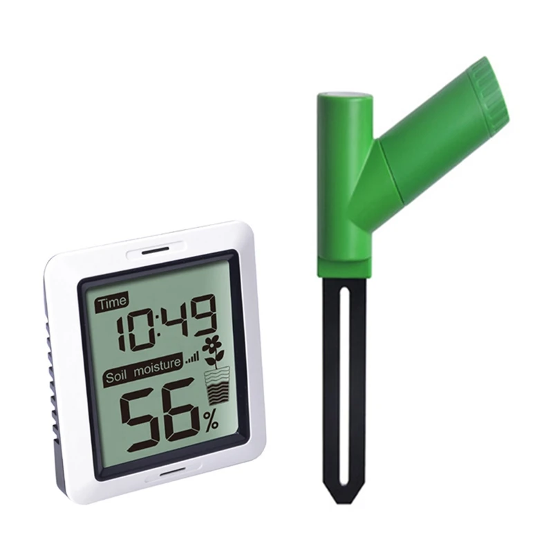 Wireless Soil Moisture Monitor Plant Moisture Tester Sensor & Receiver 433Mhz with Display 
Wireless Soil Moisture Monitor Plant Moisture Tester Sensor & Receiver 433Mhz with Display