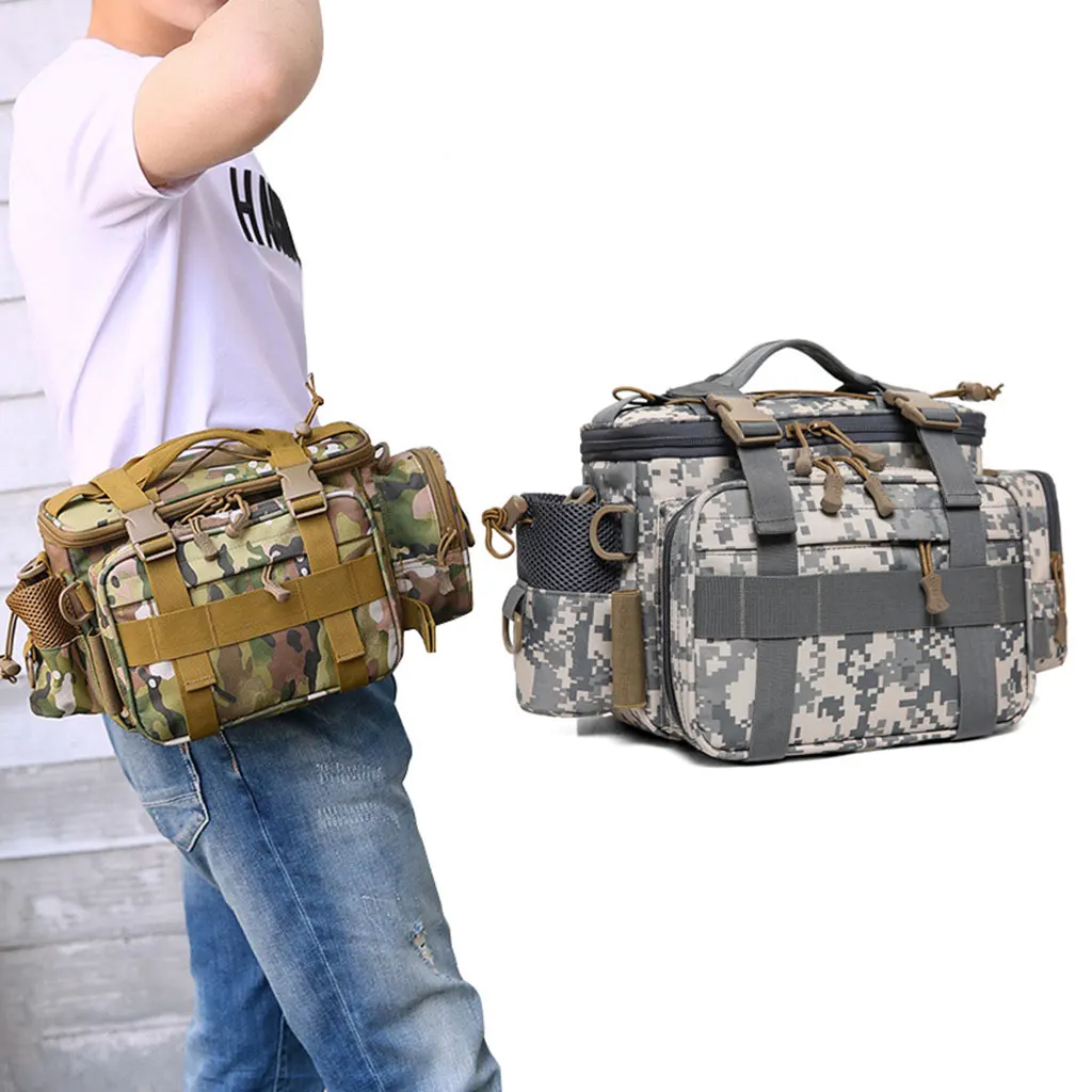 Сумка для рыболовных снастей, портативный большой многофункциональный водонепроницаемый Органайзер на плечо для переноски, для кемпинга, ...
Сумка для рыболовных снастей, портативный большой многофункциональный водонепроницаемый Органайзер на плечо для переноски, для кемпинга, ...