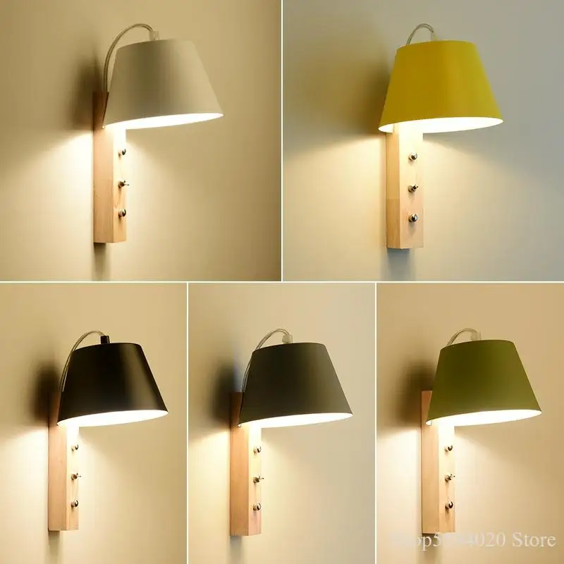 Nordic Creative Wood LED Wall Lamp Bedside Lamp Modern Simple Bedroom Children Wall Lamp Light Fixtures Home Decor Luminaire
Nordic Creative Wood LED Wall Lamp Bedside Lamp Modern Simple Bedroom Children Wall Lamp Light Fixtures Home Decor Luminaire