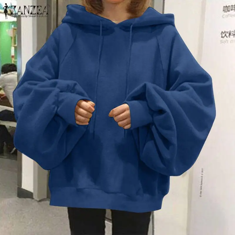 ZANZEA Harajuku Casual Women Hoodies Pullovers 2022 Puff Sleeve Sweatshirts Oversized Solid Loose Streetwears Spring Autumn Tops
ZANZEA Harajuku Casual Women Hoodies Pullovers 2022 Puff Sleeve Sweatshirts Oversized Solid Loose Streetwears Spring Autumn Tops
