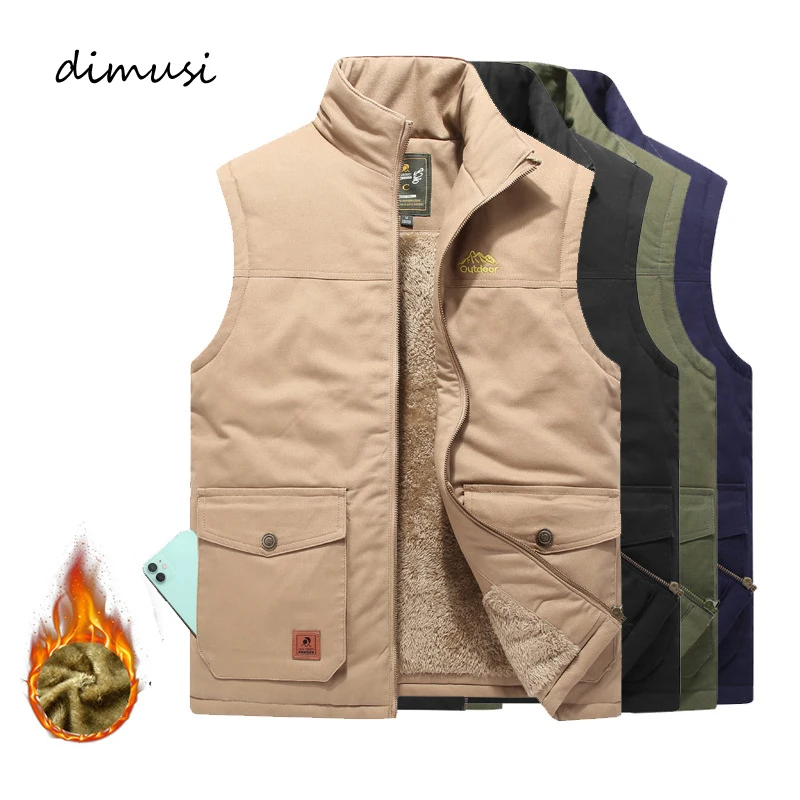 DIMUSI Men's Jackets Sleeveless Vests Casual Man Fleece Warm Waistcoats Outwear Stand Collar Thermal Soft Jackets Men Clothing
DIMUSI Men's Jackets Sleeveless Vests Casual Man Fleece Warm Waistcoats Outwear Stand Collar Thermal Soft Jackets Men Clothing