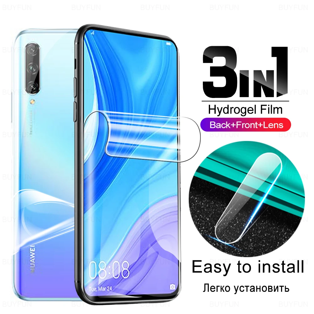 3in1 Screen Back Hydrogel Film For Huawei Y9s Y9a Y9 Prime 2019 Y 9 A S 9A 9S Camera Lens Protector No Protective Tempered Glass
3in1 Screen Back Hydrogel Film For Huawei Y9s Y9a Y9 Prime 2019 Y 9 A S 9A 9S Camera Lens Protector No Protective Tempered Glass
