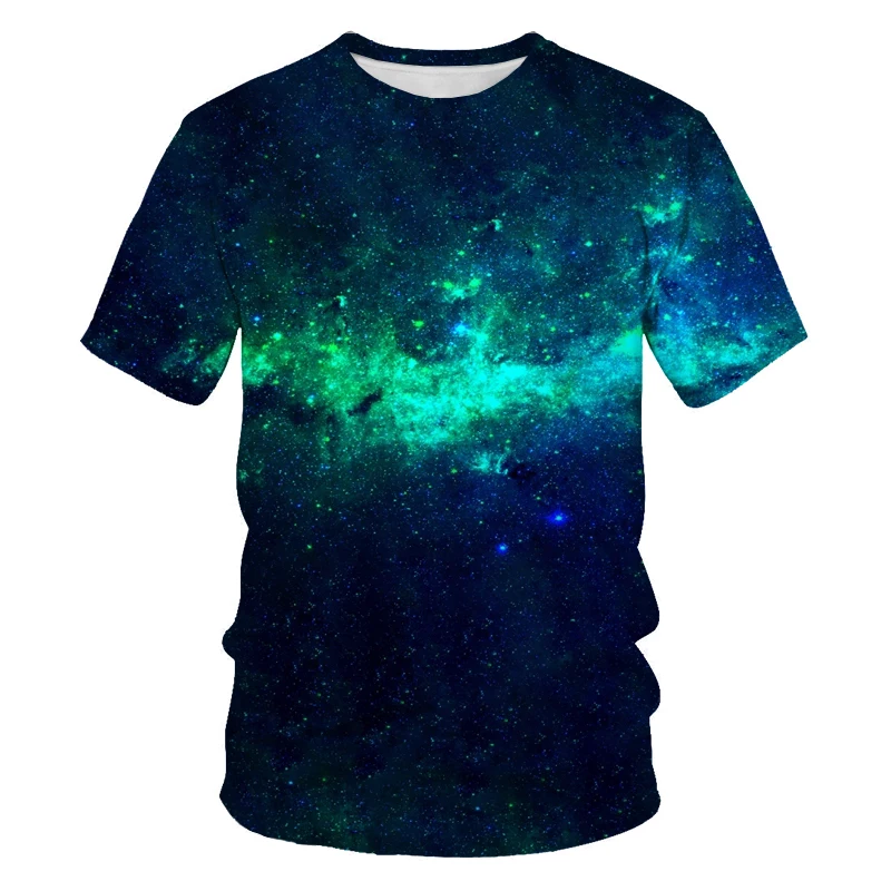 New 2021 popular men's cotton leisure sports short sleeve universe star map women's fashion summer T-shirt 3D printing
New 2021 popular men's cotton leisure sports short sleeve universe star map women's fashion summer T-shirt 3D printing