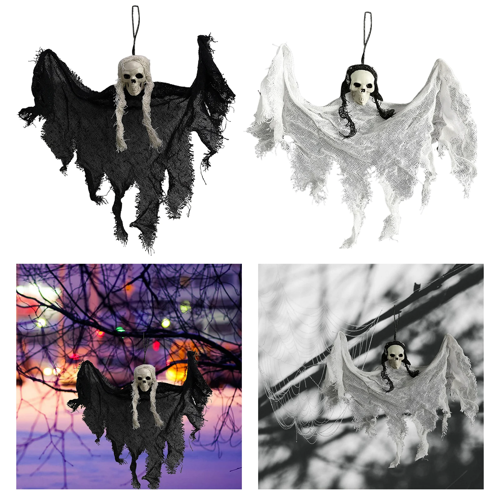 Halloween Party Decorations Hanging Ghost for Home Terror Scary Hanging Skull Head Ghost Haunted House Props Ornament
Halloween Party Decorations Hanging Ghost for Home Terror Scary Hanging Skull Head Ghost Haunted House Props Ornament