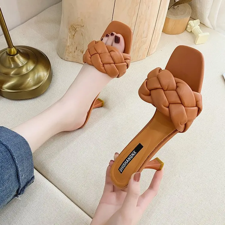 Luxury Slides Women 8cm High Heels Mules Fetish Pumps Individual Weave Leisure Blue Office Ladies Prom Slippers Women's Shoes
Luxury Slides Women 8cm High Heels Mules Fetish Pumps Individual Weave Leisure Blue Office Ladies Prom Slippers Women's Shoes