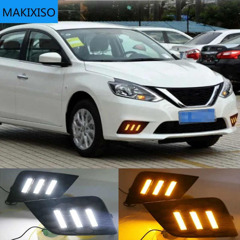 Светодиодные дневные ходовые огни для Nissan Sentra Sylphy 2016 2017 2018, 2 шт., противотуманные фары
Светодиодные дневные ходовые огни для Nissan Sentra Sylphy 2016 2017 2018, 2 шт., противотуманные фары