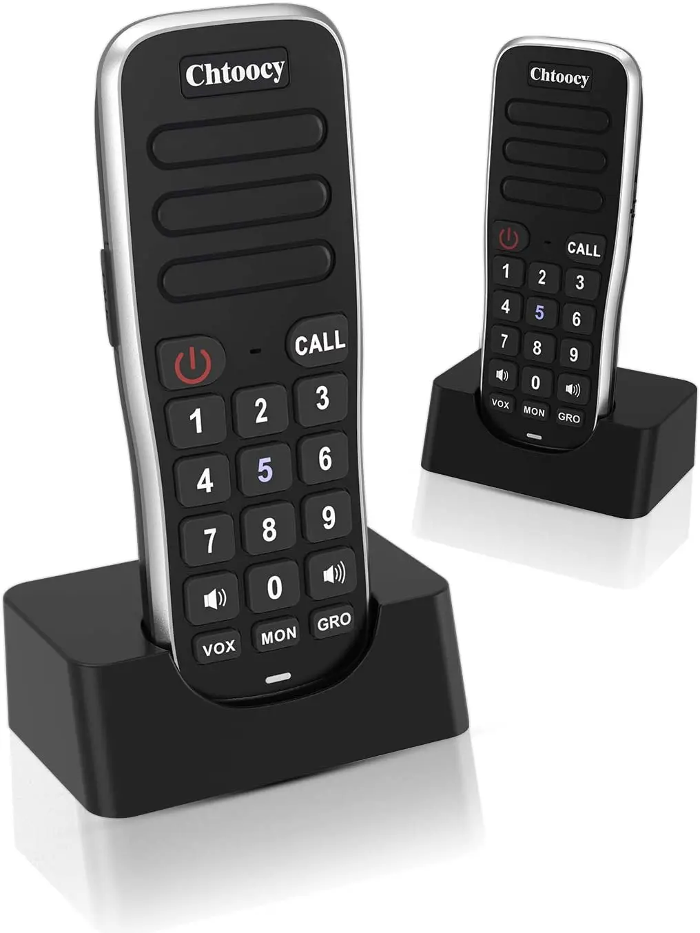 Chtoocy Rechargeable Handheld Wireless Intercom System for Home House Business 1 Mile Range 10 Channel Home Room to Room 2PCS
Chtoocy Rechargeable Handheld Wireless Intercom System for Home House Business 1 Mile Range 10 Channel Home Room to Room 2PCS