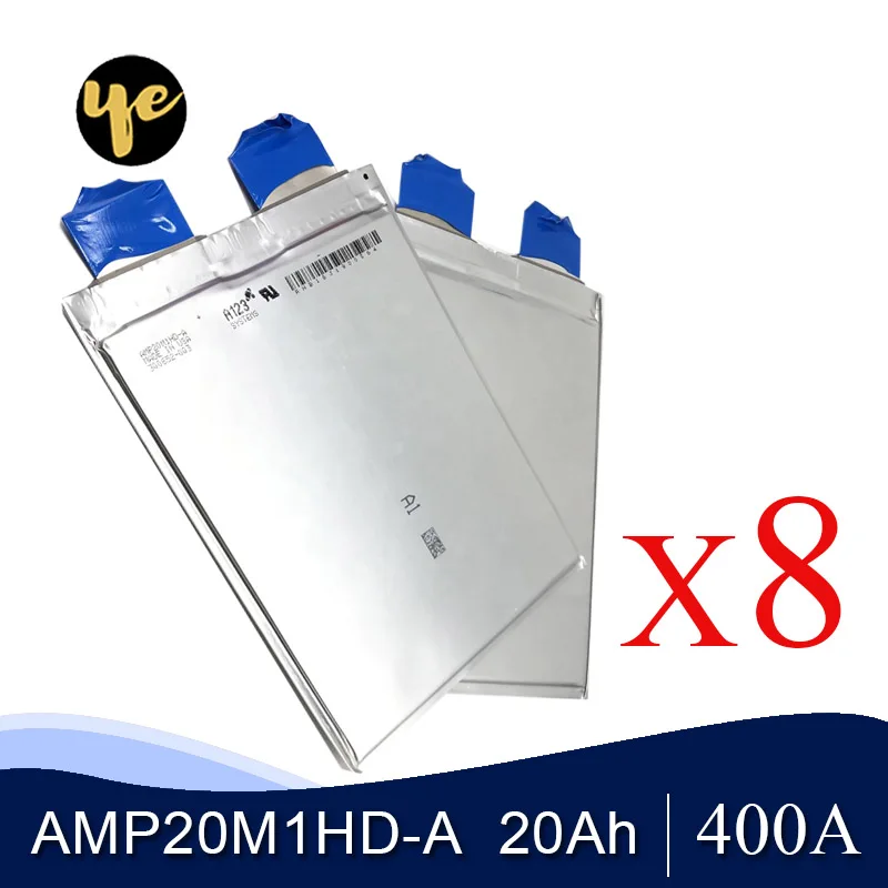 16 шт Lifepo4 A123 AMP20M1HD A 3 2 V 20AH 20C призматические пусковые батареи для сотового стартера