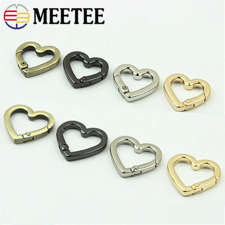 Meetee 10/20pcs 15/19mm Heart Spring Coil Hook Buckle Openable Key Ring Pendant Connecting Buckles DIY Snap Springs Clasp BF776
Meetee 10/20pcs 15/19mm Heart Spring Coil Hook Buckle Openable Key Ring Pendant Connecting Buckles DIY Snap Springs Clasp BF776