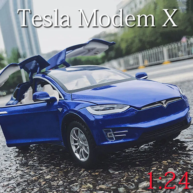 1:24 Tesla Model X S Car Model Diecast Alloy Car Travel Rack Sound Light Pull Back Collection Toy Car For Children Christmas
1:24 Tesla Model X S Car Model Diecast Alloy Car Travel Rack Sound Light Pull Back Collection Toy Car For Children Christmas