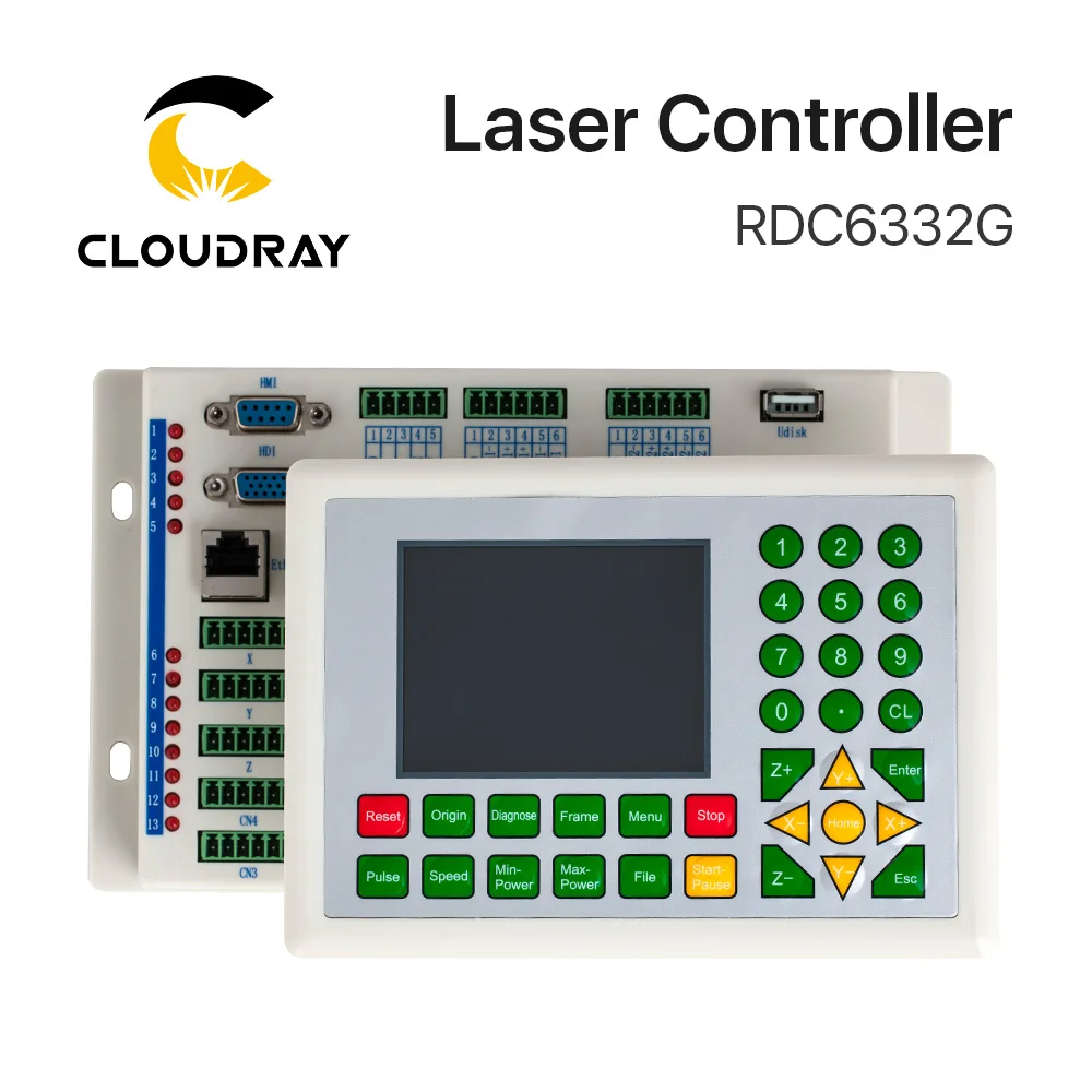 Cloudray Ruida RD RDC6332G 6332M Co2 лазерный контроллер DSP для лазерной лампы гравировальная и