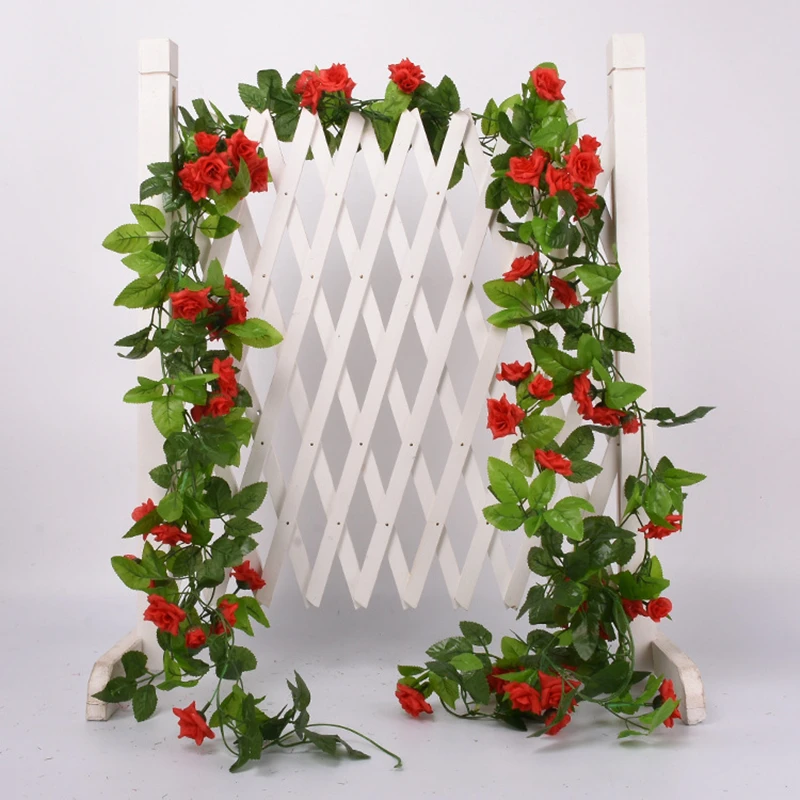 1 Piece of 33 head rose Ivy leaf home wedding air conditioning pipe decoration falseleaf diy hanging garland artificial flowers
1 Piece of 33 head rose Ivy leaf home wedding air conditioning pipe decoration falseleaf diy hanging garland artificial flowers